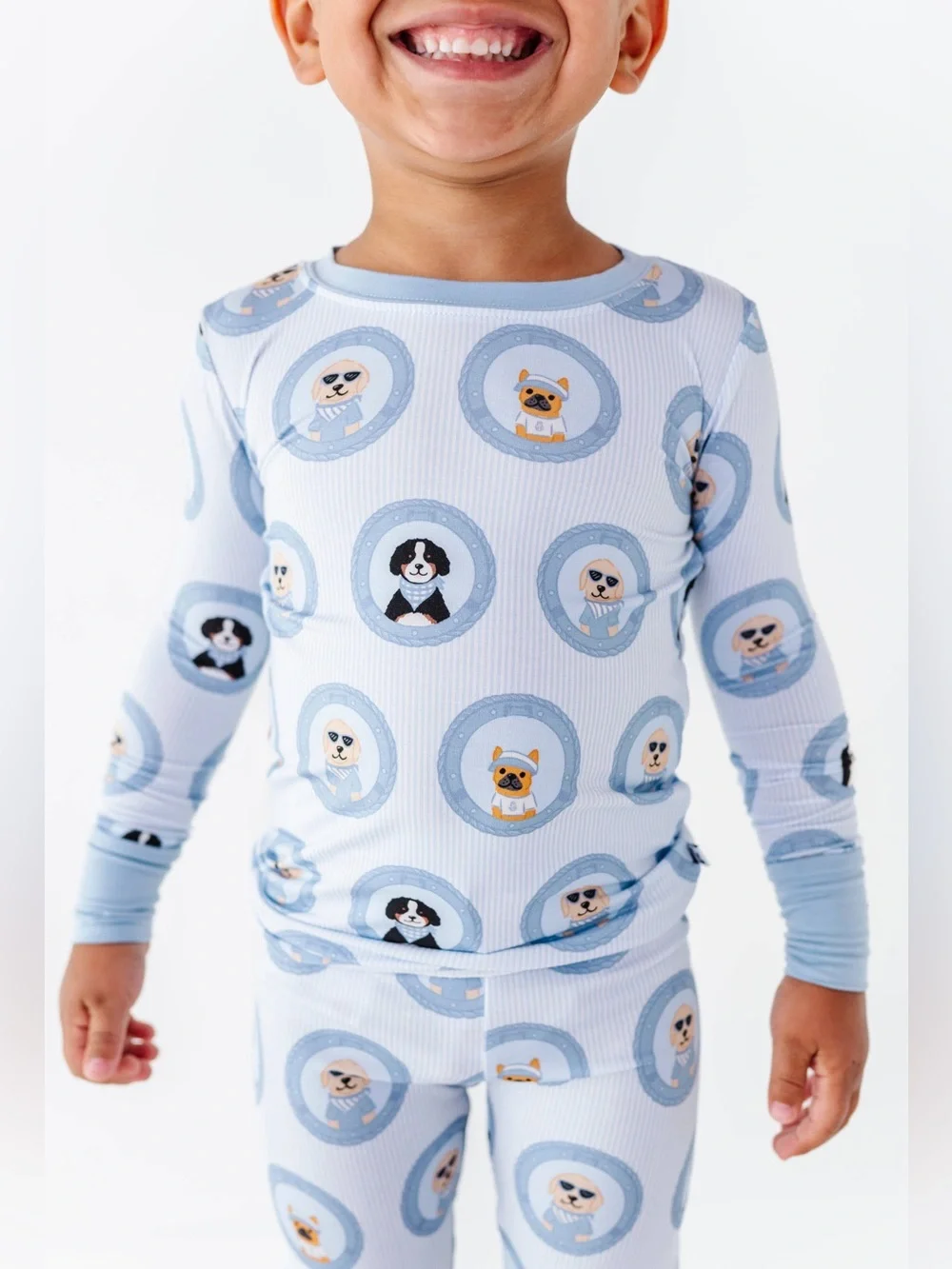 Kiki + Lulu Porthole Pups Dog Nautical Pajama Set 2T 3T 4T 5/6